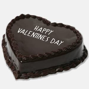 1 KG V'Day Heart Shape Choco Cake